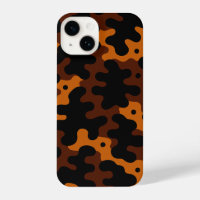 Motif Camouflage moderne - Camo Brown et noir