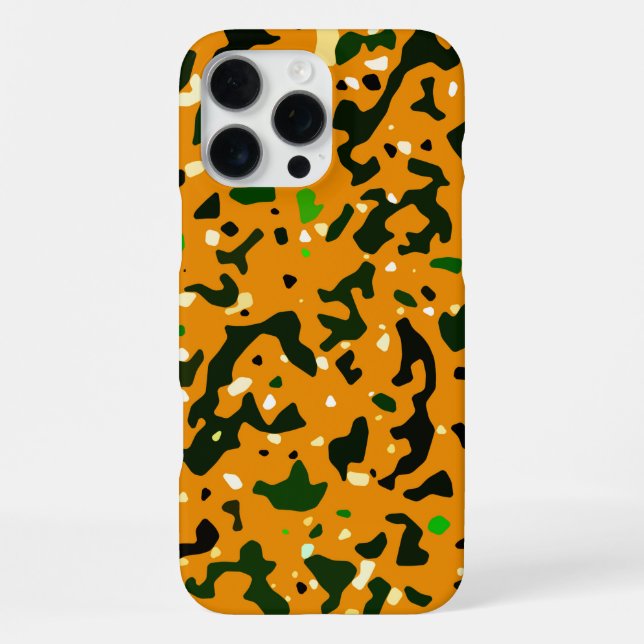 Coque iPhone Motif Camouflage rustique (Verso)