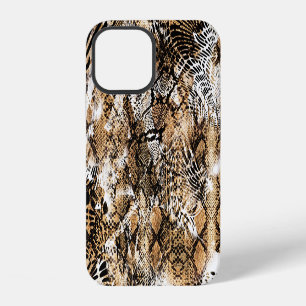 Coque iPhone 12 Motif camouflage zèbre léopard coloré