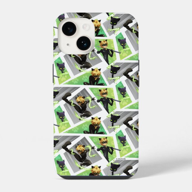 Coque iPhone Motif Chat Noir & Plagg (Verso)