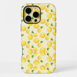 Coque iPhone 16 Pro Max Motif Citron Agrumes Ensoleillés Jaune Mignon Esth