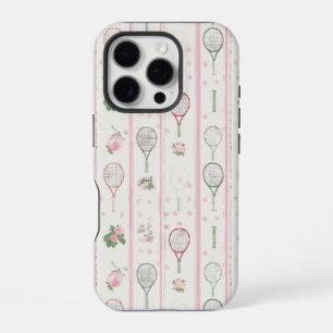 Coque iPhone 16 Pro Motif Collage de tennis