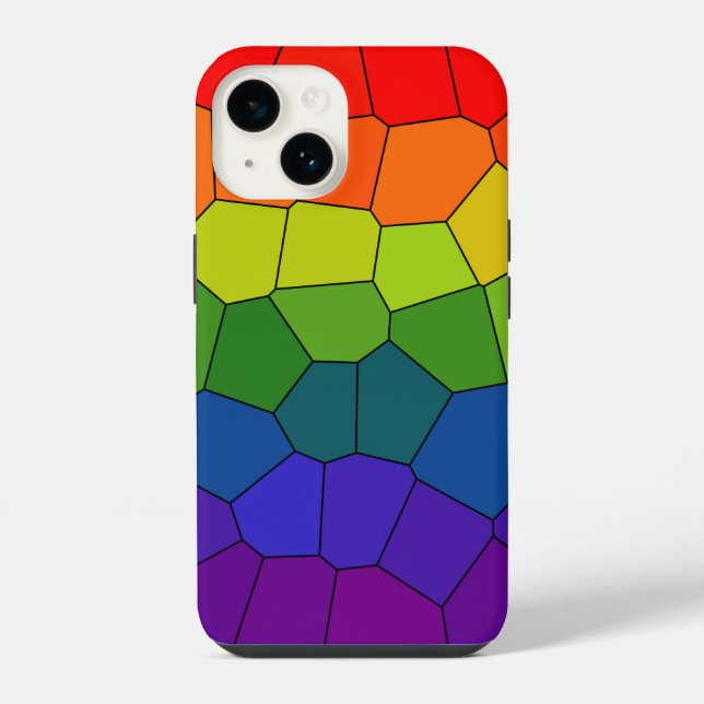 Coque iPhone Motif COOL Rainbow (Verso)