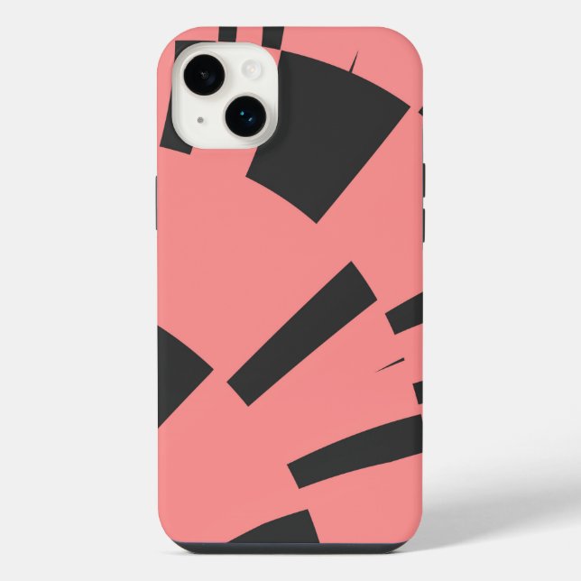 Coque iPhone Motif corail abstrait I (Verso)