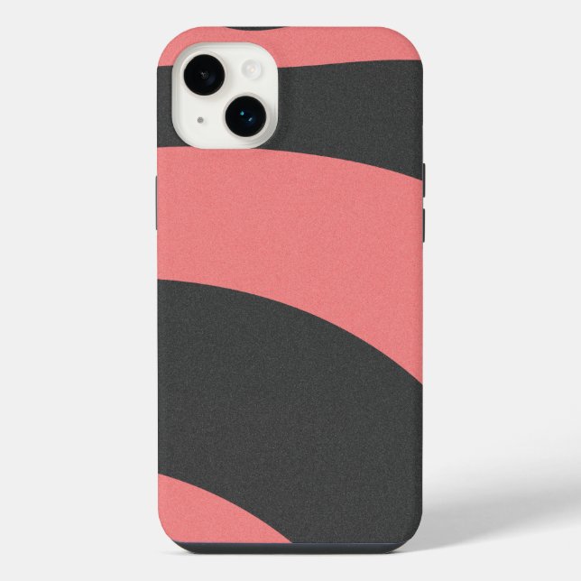 Coque iPhone Motif corail abstrait IV (Verso)