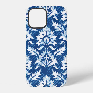 Coque iPhone 12 Motif damassé incolore