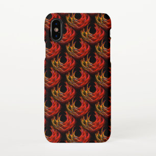 Coque iPhone X Motif d'art abstrait élégant bohème moderne mignon