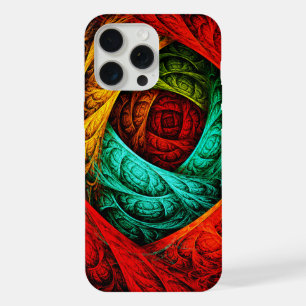 Coque iPhone 15 Pro Max Motif d'art abstrait moderne artistique coloré #09