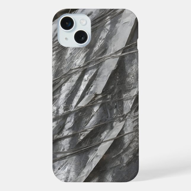 Coque iPhone Motif d'art moderne abstrait (Verso)