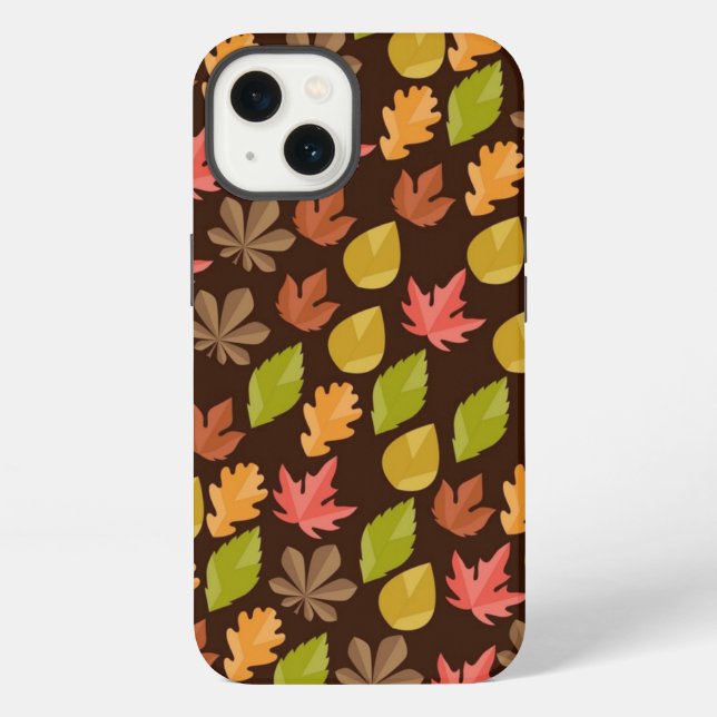 Coque iPhone Motif d'automne (Verso)