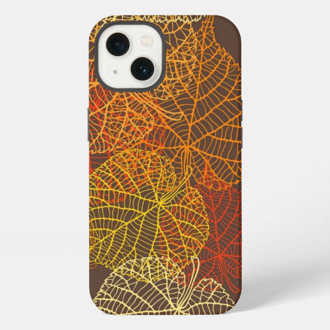 Coque iPhone Motif d'automne (Verso)
