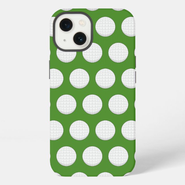 Coque iPhone Motif de balle de golf (Verso)