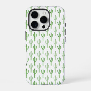 Coque iPhone 16 Pro Motif de cactus à l'aquarelle