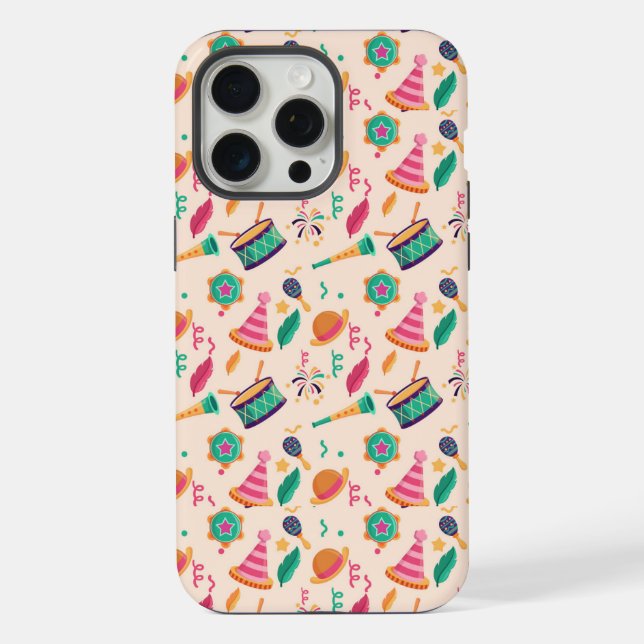 Coque iPhone Motif de carnaval (Verso)