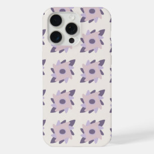 Coque iPhone 15 Pro Max Motif de carreau décoratif pastel violet