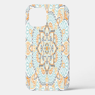 Coque iPhone 12 Motif de carrelage transparent : conception décora