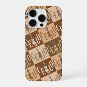 Coque iPhone 16 Pro Motif de Cellos coloré