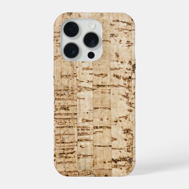 Coque iPhone Motif de chêne-liège (Verso)