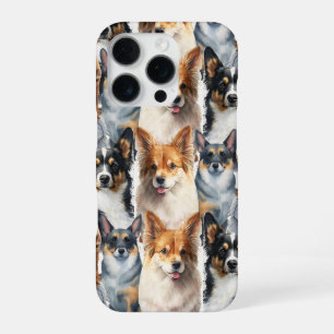 Coque iPhone 16 Pro Motif de chien Corgi aquarelle mignon             