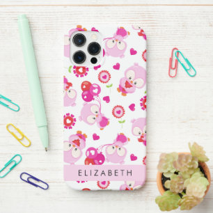 Coque iPhone 12 Pro Motif De Chouettes, Chouettes Mignonnes, Chouettes