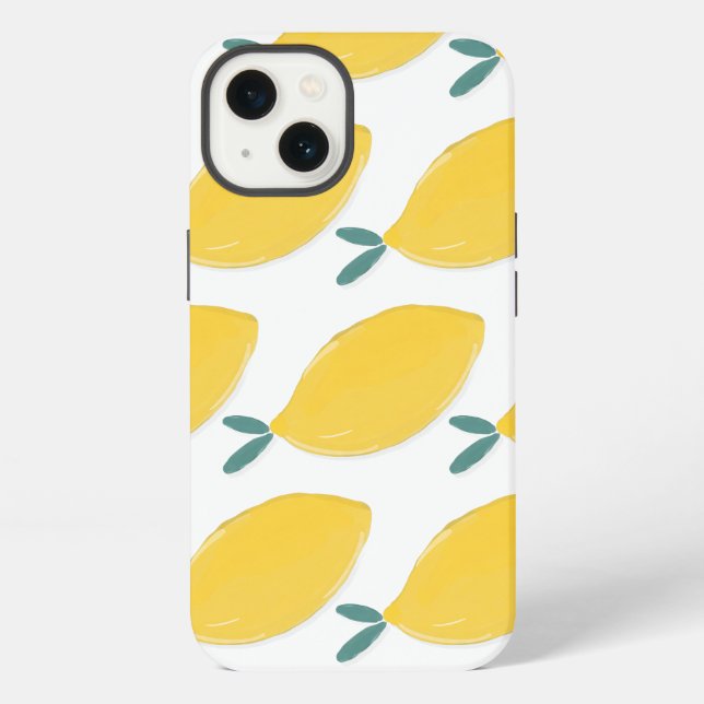 Coque iPhone Motif de citron (Verso)