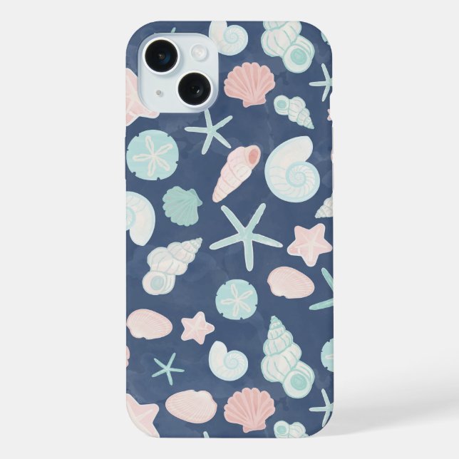 Coque iPhone motif de coquillages (Verso)