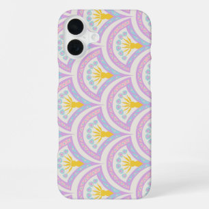 Coque iPhone 16 Plus Motif de coquille de couleur pastel
