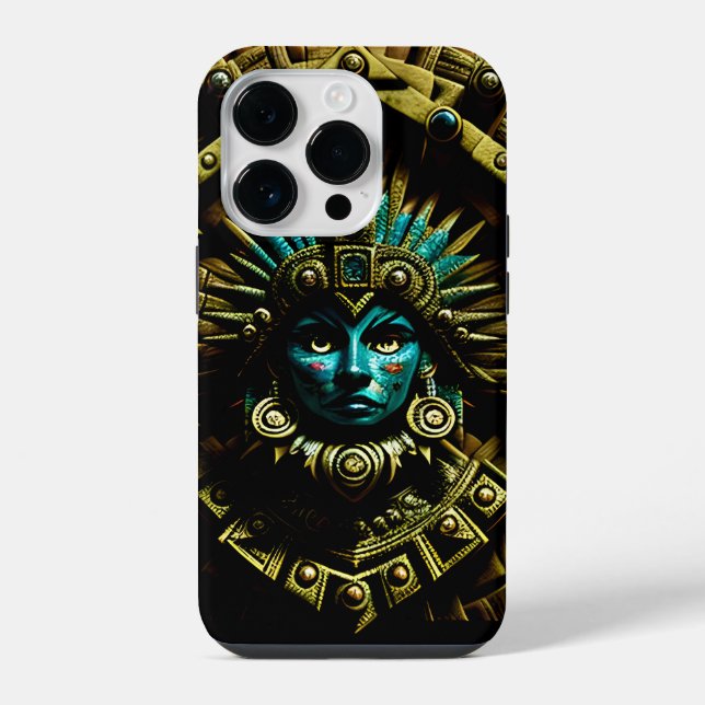 Coque iPhone Motif de design Aztec deux (Verso)