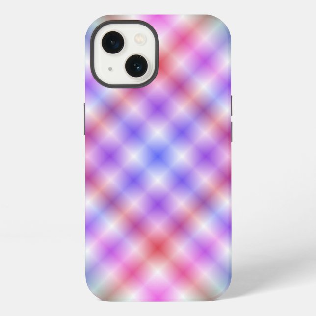 Coque iPhone Motif-de-design-texture-ecossaise (Verso)