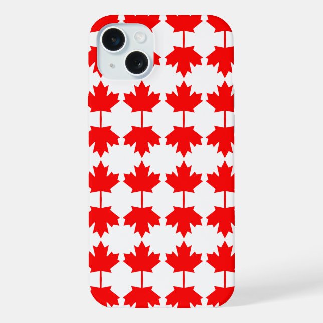 Coque iPhone motif de drapeau du Canada (Verso)