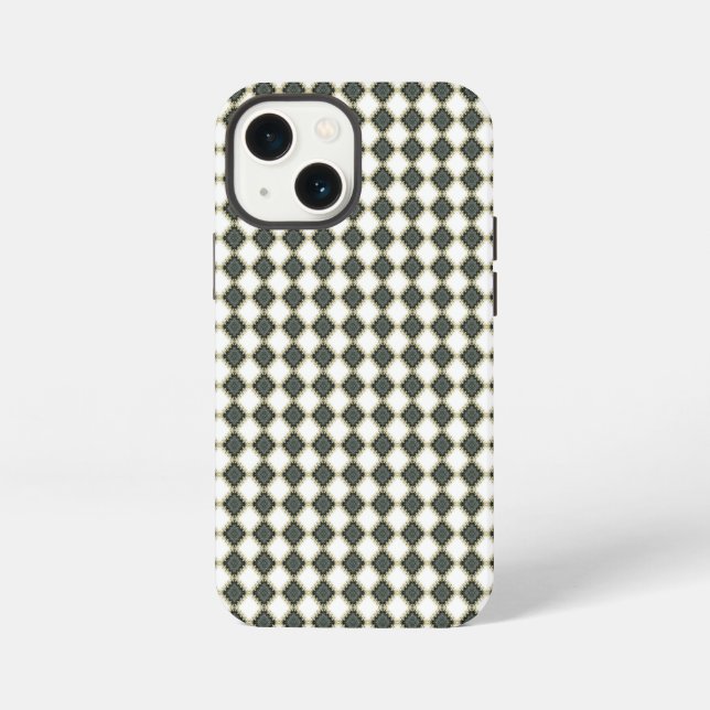 Coque iPhone Motif de fermeture éclair de vêtements (Verso)