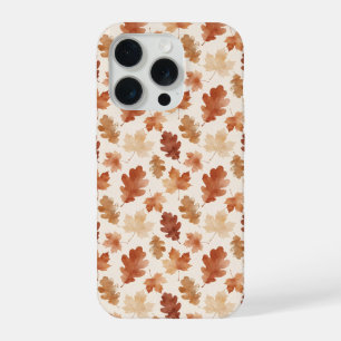 Coque iPhone 15 Pro Motif de feuille d'automne confortable
