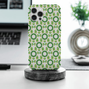 Coque iPhone 15 Pro Max Motif de feuille, motif de feuilles, feuilles vert