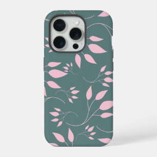 Coque iPhone 15 Pro Motif de feuilles sans couture