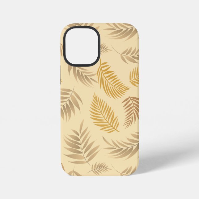 Coque iPhone Motif de feuilles tropicales 6 (Verso)