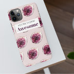 Coque iPhone 11Pro Max Motif de Fig violet moderne & Vous êtes Figgin' Aw<br><div class="desc">Motif de Fig violet moderne & Vous êtes Figgin' Awesome</div>