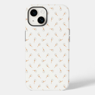 Coque Pour iPhone 14 Motif de fleur à pois mignon