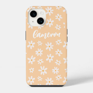 Coque Pour iPhone 14 Motif de fleur de marguerite mignonne