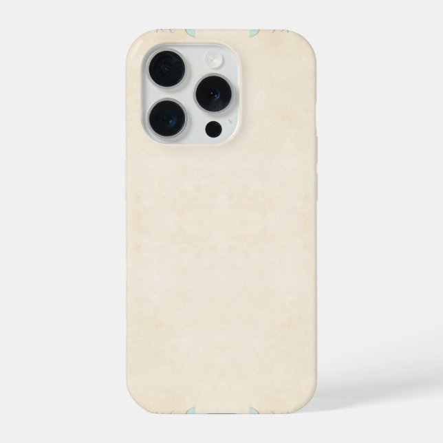 Coque iPhone Motif de fleurs élégant (Verso)