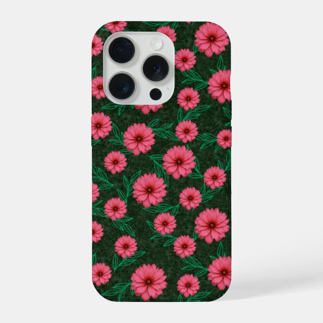 Coque iPhone Motif de fleurs mignon (Verso)