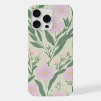 Coque iPhone 15 Pro Max Motif de floraison de jardin doux