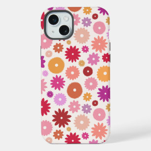 Coque iPhone 15 Plus Motif de floraisons colorées