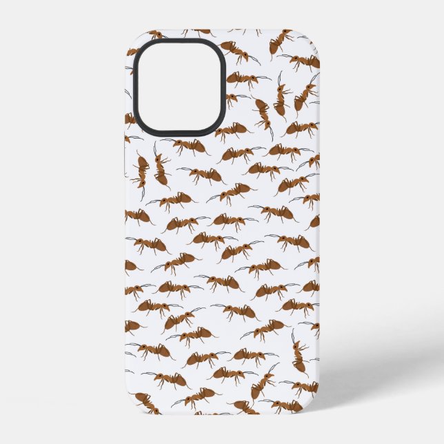 Coque iPhone Motif de fourmis mignonnes (Verso)