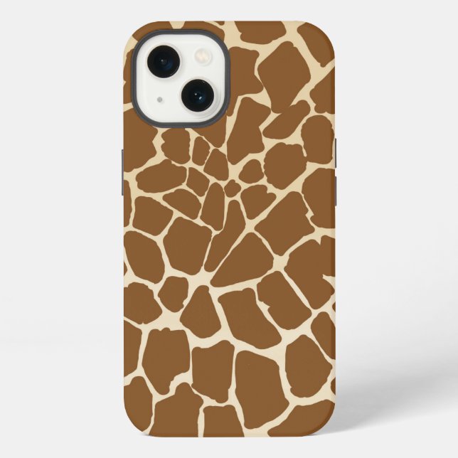 Coque iPhone Motif de fourrure Giraffe Imprimer (Verso)