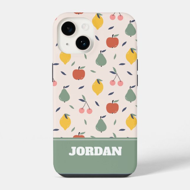 Coque iPhone Motif de fruits mignons (Verso)