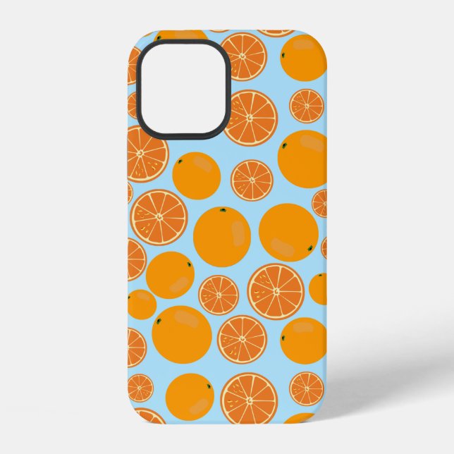 Coque iPhone Motif de fruits orange (Verso)