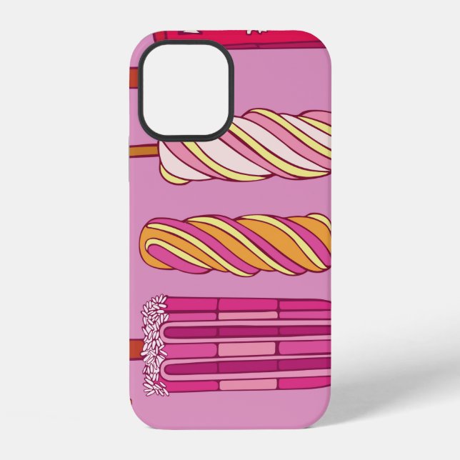 Coque iPhone Motif de glace, illustration.  (Verso)
