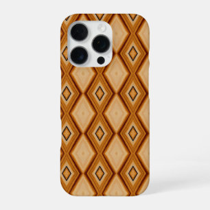 Coque iPhone 16 Pro Motif de grain de bois