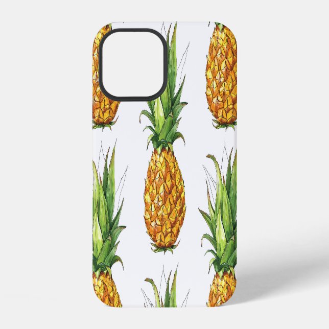 Coque iPhone Motif de l'ananas d'été, conception transparente. (Verso)