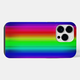 Coque Pour Pour iPhone 14 Pro Max Motif de ligne de rayure de peinture arc-en-ciel v
